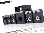 dixon home theatre system packaging