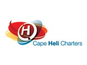 bright brown design cape heli charters logo