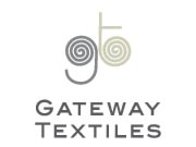 bright brown design gateway textile logo