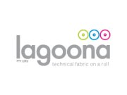 bright brown design lagoona logo