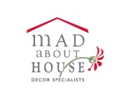 bright brown design mad about house logo