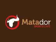 bright brown design matador logo