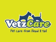 bright brown design vet care logo