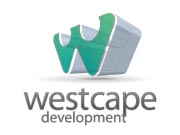 bright brown design westcape logo